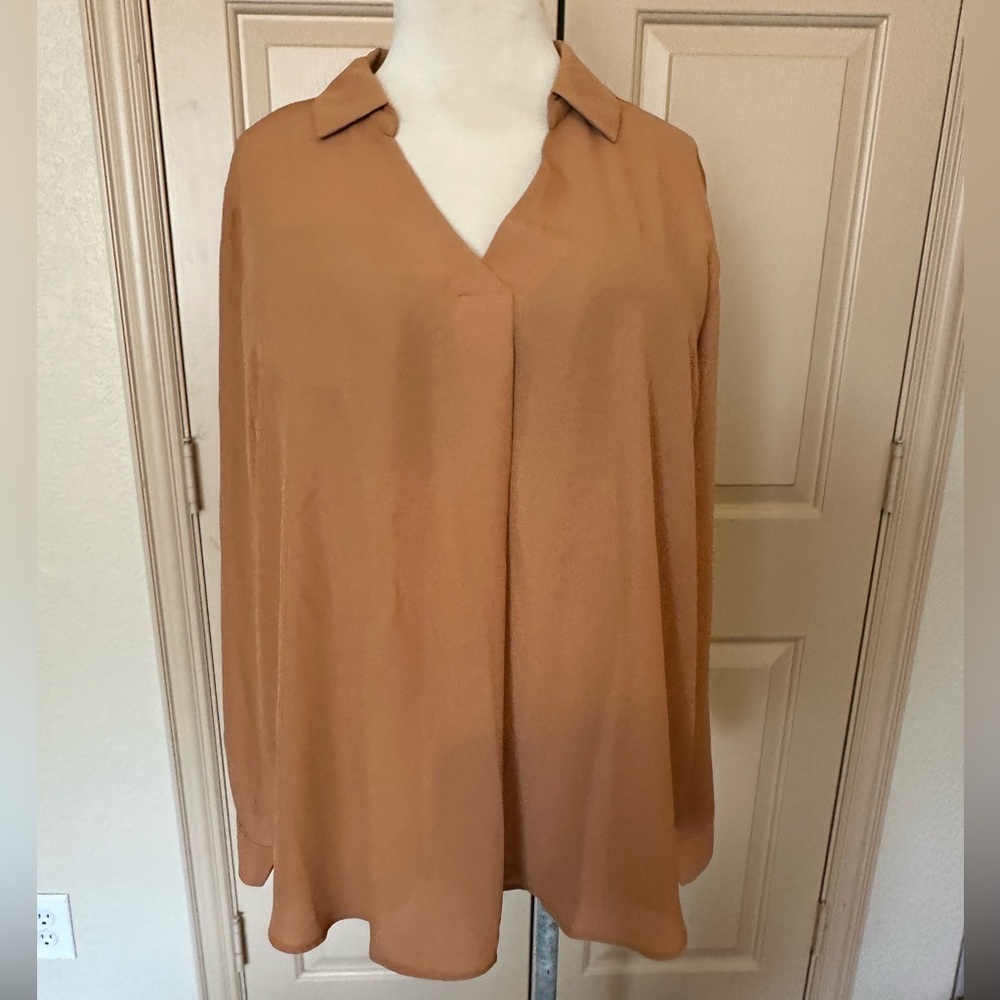 NWT Maurice’s V neck LS blouse